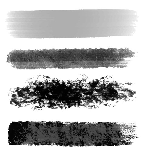 watercolor brush pattern samples